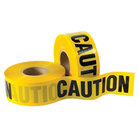 Bsc Preferred 3'' x 1000' - Barricade Tape ''Caution'', 4PK BUY00021649